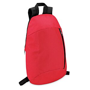Additional Image 1 - a red backpack with black straps