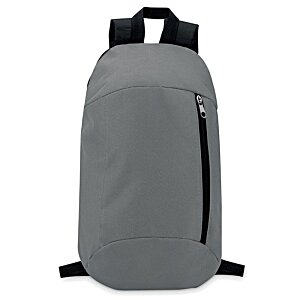 Additional Image 3 - a grey backpack with a zipper