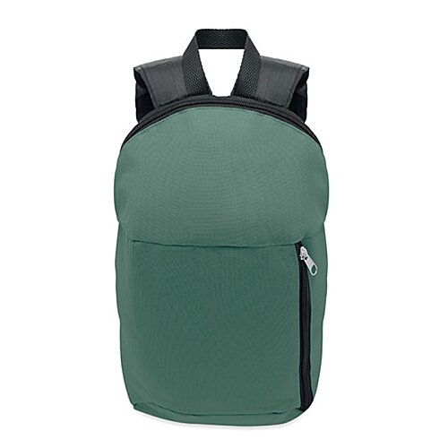 Additional Image 7 - a green backpack with black straps