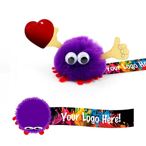 Additional Image 4 - a purple ball with eyes and a heart