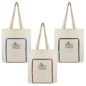 Additional Image 2 - a group of white bags with a blue square on them