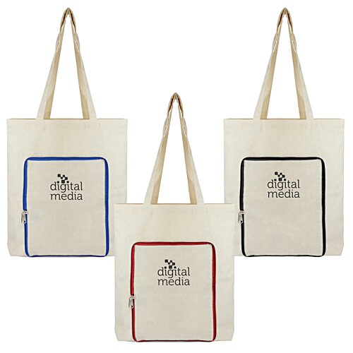 Additional Image 2 - a group of white bags with a blue square on them