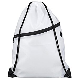 Additional Image 2 - a white bag with black straps