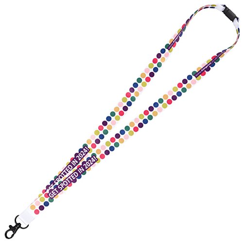 Additional Image 6 - a lanyard with a colorful design