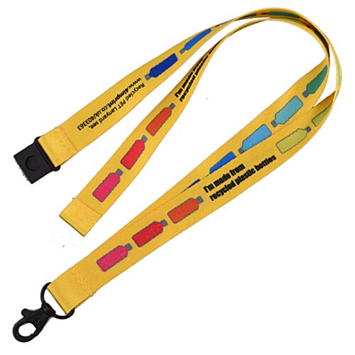 Additional Image 7 - a yellow lanyard with different colors