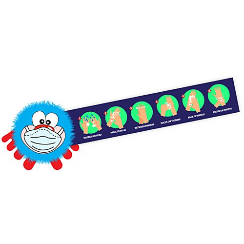 Additional Image 1 - a blue and green line with a cartoon character