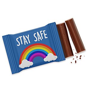 Additional Image 2 - a blue wrapper with a rainbow and clouds