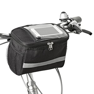 Additional Image 2 - a black and silver bicycle basket