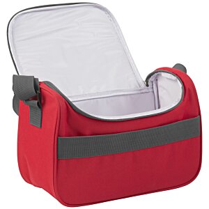 Additional Image 2 - a red and grey baby carrier