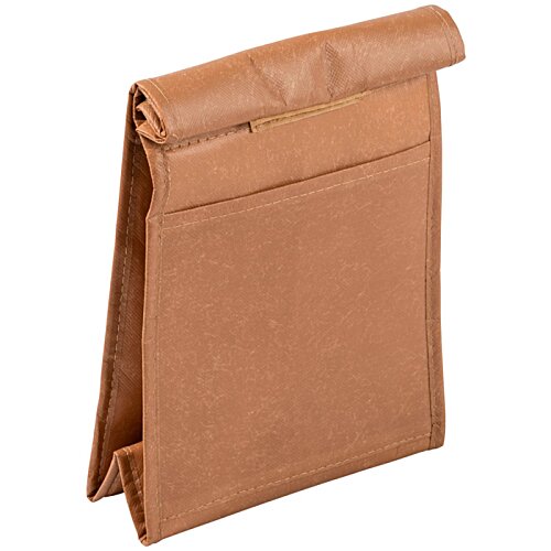 Additional Image 2 - a brown paper bag with a clip