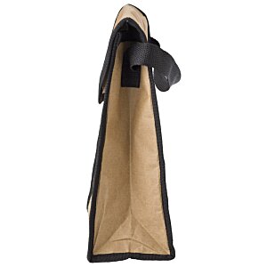 Additional Image 4 - a brown and black shopping bag