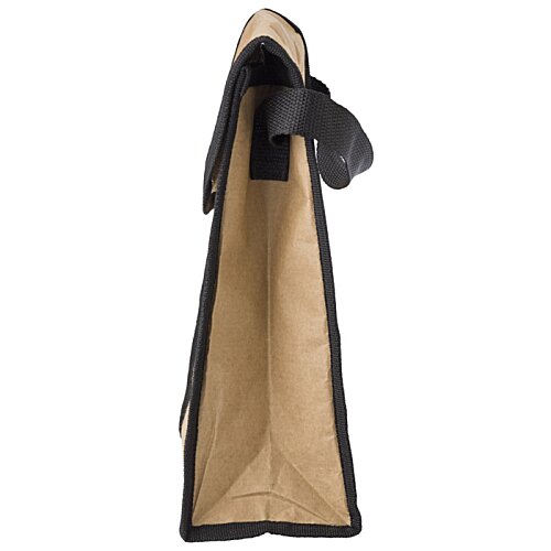 Additional Image 4 - a brown and black shopping bag