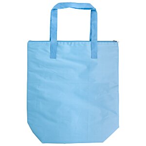 Additional Image 2 - a blue plastic bag with a handle