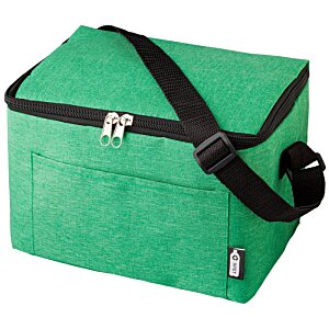 Additional Image 2 - a green cooler bag with a black strap