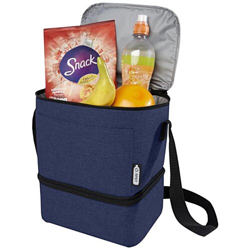 Additional Image 8 - a blue cooler bag with food items inside