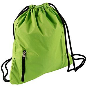 Additional Image 1 - a green backpack with black straps