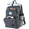 View Image 2 of 5 of Graphite Deluxe Laptop Backpack - Printed