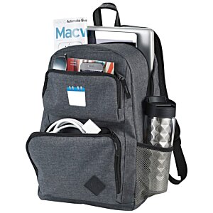 Additional Image 1 - a backpack with a handle and a thermos
