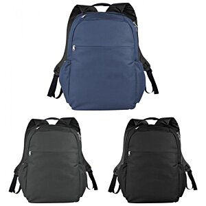 Additional Image 2 - a group of backpacks with straps