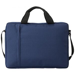 Additional Image 1 - a blue bag with black handles