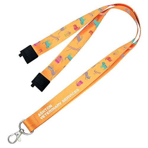 Additional Image 1 - a lanyard with a key ring