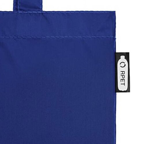 Additional Image 2 - a blue bag with a white tag