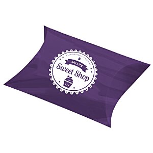 Additional Image 1 - a purple pillow with a white circle on it