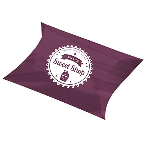 Additional Image 3 - a purple pillow with a white circle on it