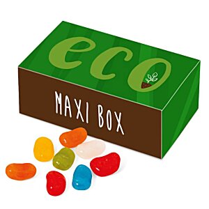 Additional Image 4 - a green box with a green text next to a pile of jelly beans