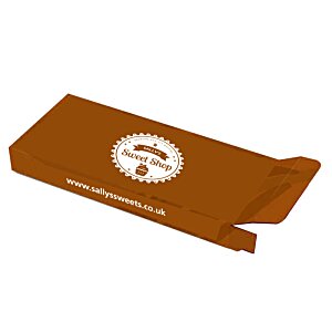 Additional Image 5 - a brown rectangular object with a white logo