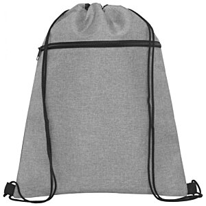 Additional Image 2 - a grey backpack with black straps