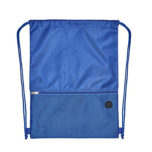 Additional Image 3 - a blue bag with a black button