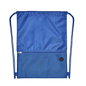 Additional Image 3 - a blue bag with a black button