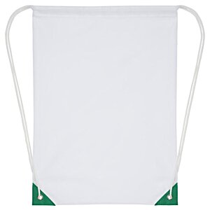 Additional Image 2 - a white bag with green corners