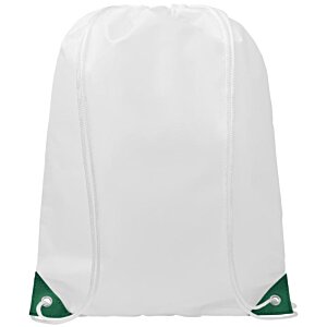 Additional Image 3 - a white bag with green corners
