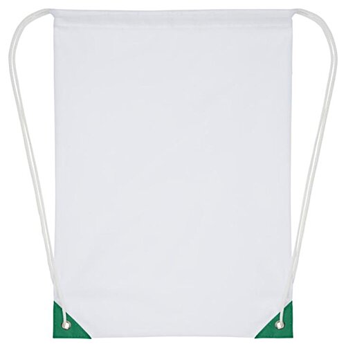 Additional Image 2 - a white bag with green corners