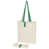 View Image 2 of 3 of Nevada Foldable Cotton Shopper - Printed