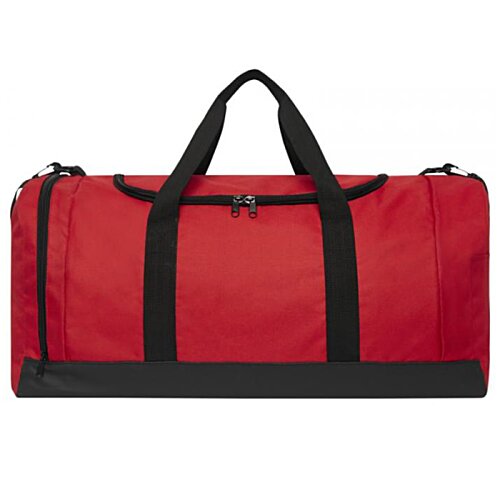 Additional Image 2 - a red and black duffel bag