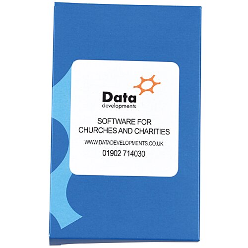 Additional Image 6 - a blue box with a white square with black text