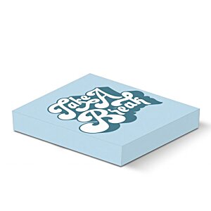 Additional Image 1 - a blue square object with a logo on it