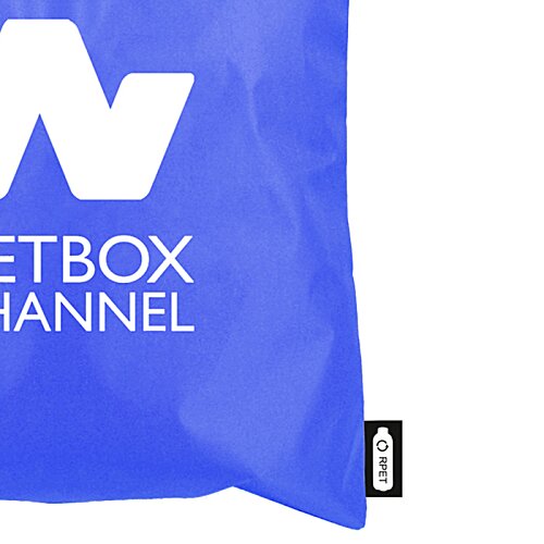 Additional Image 1 - a close up of a blue bag