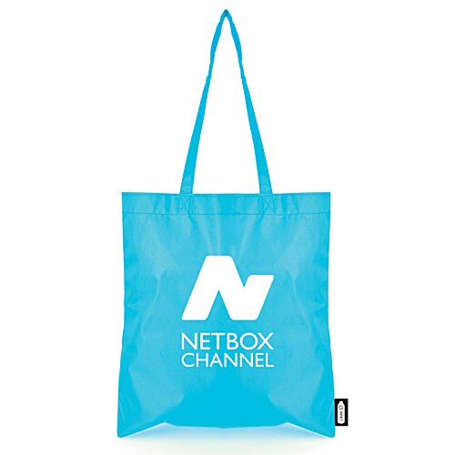 Additional Image 3 - a blue bag with white text