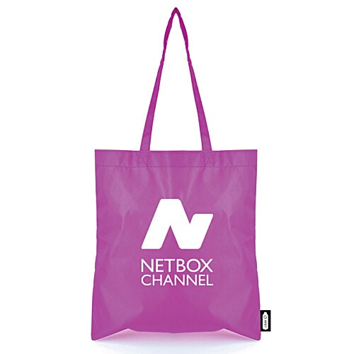 Additional Image 5 - a purple bag with white text