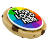 View Image 3 of 5 of Iced Logo Cookie - Milk Chocolate Chip