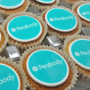 Additional Image 3 - a group of cupcakes with blue circles