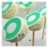 a group of food on sticks