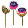 a group of lollipops on sticks