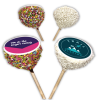 a group of lollipops with sprinkles