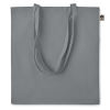 a grey bag with a handle