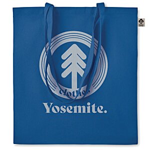 Additional Image 6 - a blue bag with a white logo